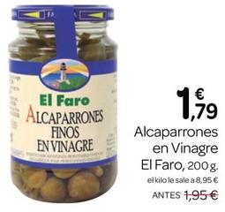 Oferta de El Faro - Alcaparrones En Vinagre por 1,79€ en Supermercados El Jamón