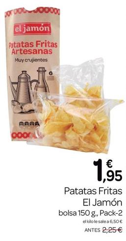 Oferta de El Jamón - Patatas Fritas por 1,95€ en Supermercados El Jamón