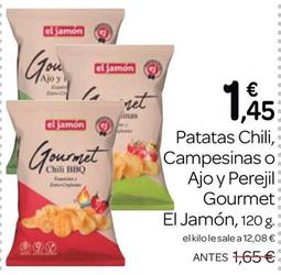 Oferta de El Jamón - Patatas Chili por 1,45€ en Supermercados El Jamón