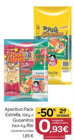 Oferta de Estrella - Aperitivo Pack por 1,85€ en Supermercados El Jamón