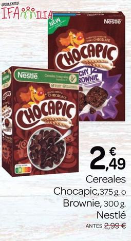 Oferta de Nestlé - Cereales Chocapic por 2,49€ en Supermercados El Jamón