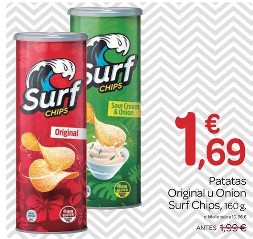 Oferta de Chips por 1,69€ en Supermercados El Jamón