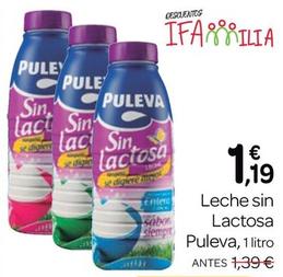 Oferta de Puleva - Leche Sin Lactosa por 1,19€ en Supermercados El Jamón