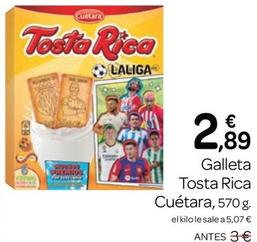 Oferta de Cuétara - Galleta Tosta Rica por 2,89€ en Supermercados El Jamón