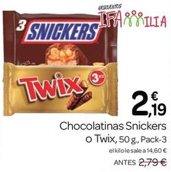 Oferta de Chocolate en Supermercados El Jamón