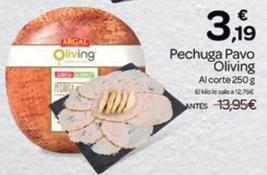 Oferta de Pechuga de pavo por 3,19€ en Supermercados El Jamón