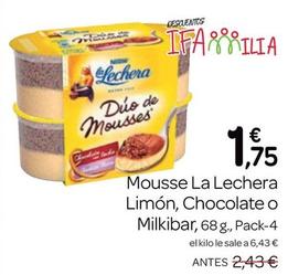 Oferta de Mousse por 1,75€ en Supermercados El Jamón