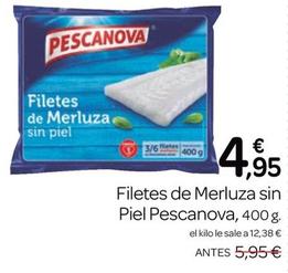 Oferta de Filetes de merluza por 4,95€ en Supermercados El Jamón