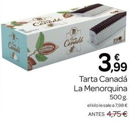 Oferta de Tartas por 3,99€ en Supermercados El Jamón