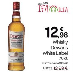 Oferta de Whisky por 12,98€ en Supermercados El Jamón
