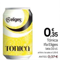 Oferta de Tónica por 0,35€ en Supermercados El Jamón