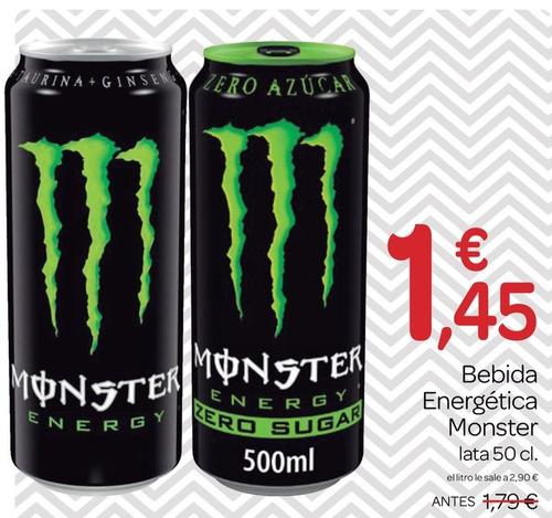 Oferta de Bebida energética por 1,45€ en Supermercados El Jamón