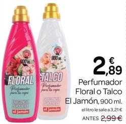 Oferta de El Jamón - Perfumador Floral O Talco por 2,89€ en Supermercados El Jamón