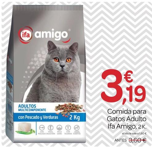 Oferta de  Ifa - Comida Para Gatos Adulto por 3,19€ en Supermercados El Jamón