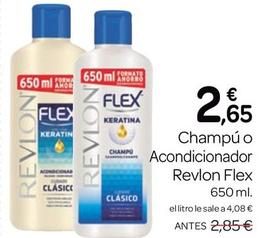Oferta de Revlon - Champú O Acondicionador Flex  por 2,65€ en Supermercados El Jamón