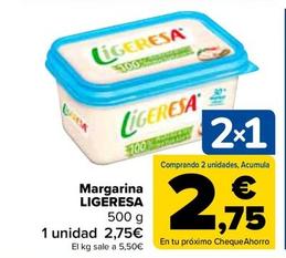 Oferta de Ligeresa - Margarina  por 2,25€ en Carrefour