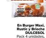 Oferta de Dulcesol - En Burger Maxi Rustic Y Brioche  en Carrefour