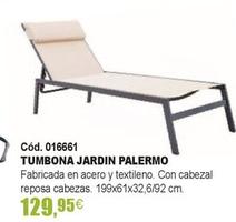 Oferta de Palermo - Tumbona Jardin por 129,95€ en YMÁS