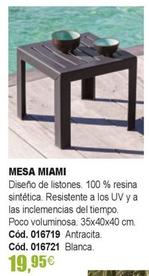Oferta de Mesa Miami por 19,95€ en Optimus