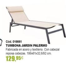 Oferta de Tumbona Jardin Palermo por 129,95€ en Optimus