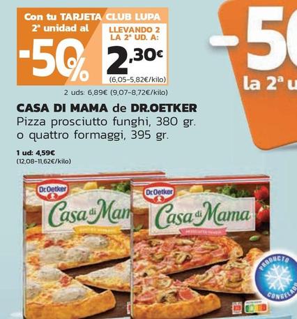 Oferta de Pizza en Supermercados Lupa