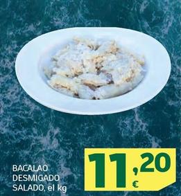 Oferta de Bacalao Desmigado Salado por 11,2€ en HiperDino