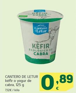 Oferta de El Cantero De Letur - Kefir O Yogur De Cabra por 0,89€ en HiperDino