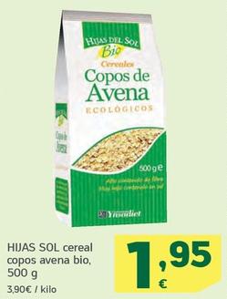 Oferta de Hijas Del Sol - Cereal Copos Avena Bio por 1,95€ en HiperDino