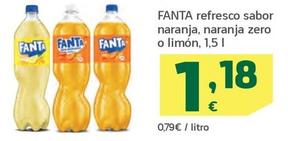 Oferta de Fanta - Refresco Sabor Naranja por 1,18€ en HiperDino