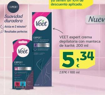 Oferta de Veet - Expert Crema Depilatoria Con Manteca De Karite por 5,34€ en HiperDino