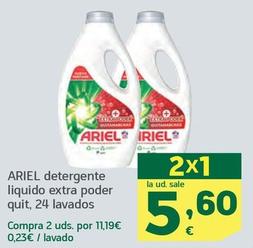 Oferta de Ariel - Detergente Líquido Extra Poder por 5,6€ en HiperDino