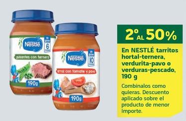 Oferta de Nestlé - En Tarritos Hortal-ternera, en HiperDino