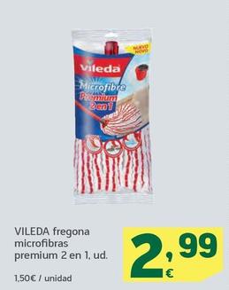 Oferta de Vileda - Fregona Microfibra Premium por 2,99€ en HiperDino
