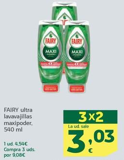 Oferta de Fairy - Ultra Lavavajillas Maxipoder por 4,54€ en HiperDino