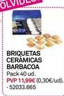 Oferta de Briquetas Cerámicas Barbacoa por 11,99€ en Bricoking