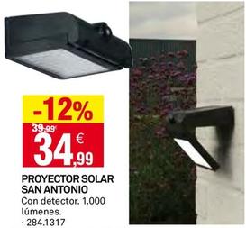 Oferta de Proyector Solar San Antonio por 34,99€ en Bricoking