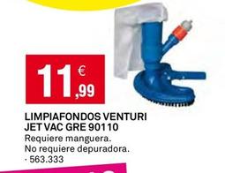 Oferta de Limpiafondos Venturi Jet Vac GRE 90110 por 11,99€ en Bricoking