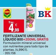 Oferta de Fertilizante líquido por 4,99€ en Bricoking