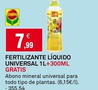 Oferta de Compo - Fertilizante Liquido Universal por 7,99€ en Bricoking
