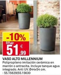 Oferta de Vaso Alto Millennium por 51,99€ en Bricoking