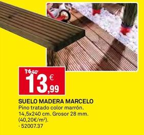 Oferta de Suelo Madera Marcelo por 13,99€ en Bricoking