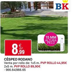 Oferta de Césped Rodano por 8,99€ en Bricoking