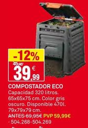 Oferta de Compostador Eco por 39,99€ en Bricoking