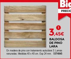 Oferta de Bic - Baldosa De Pino Lara por 3,45€ en BigMat
