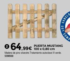 Oferta de Bigmat - Puerta Mustang por 64,99€ en BigMat