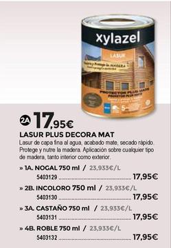 Oferta de Xylazel - Lasur Plus Decora Mat por 17,95€ en BigMat