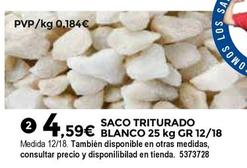 Oferta de Bigmat - Saco Triturado Blanco por 4,59€ en BigMat