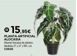 Oferta de Bigmat - Planta Artificial Alocasia por 15,95€ en BigMat