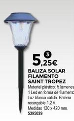Oferta de Bigmat - Baliza Solar Filamento Saint Tropez por 5,25€ en BigMat