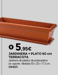 Oferta de Bigmat - Jardinera + Plato por 5,95€ en BigMat
